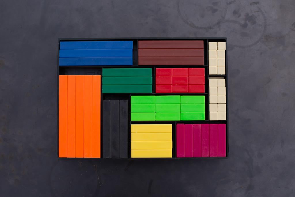 Cuisenaire rods help bridge the gap between concrete and abstract