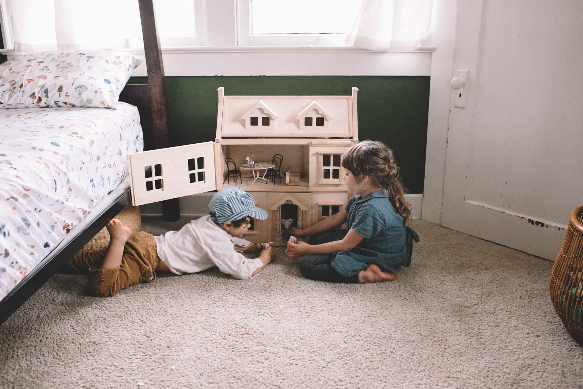 A doll's house is the perfect toy for a preschooler