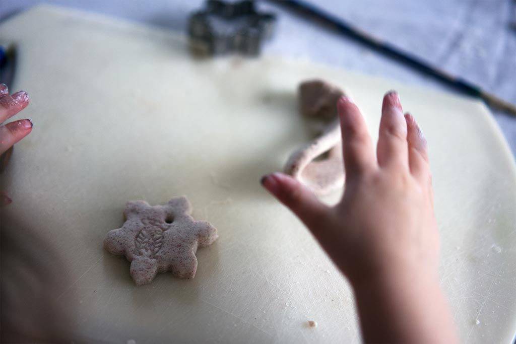 A salt dough Christmas decoration