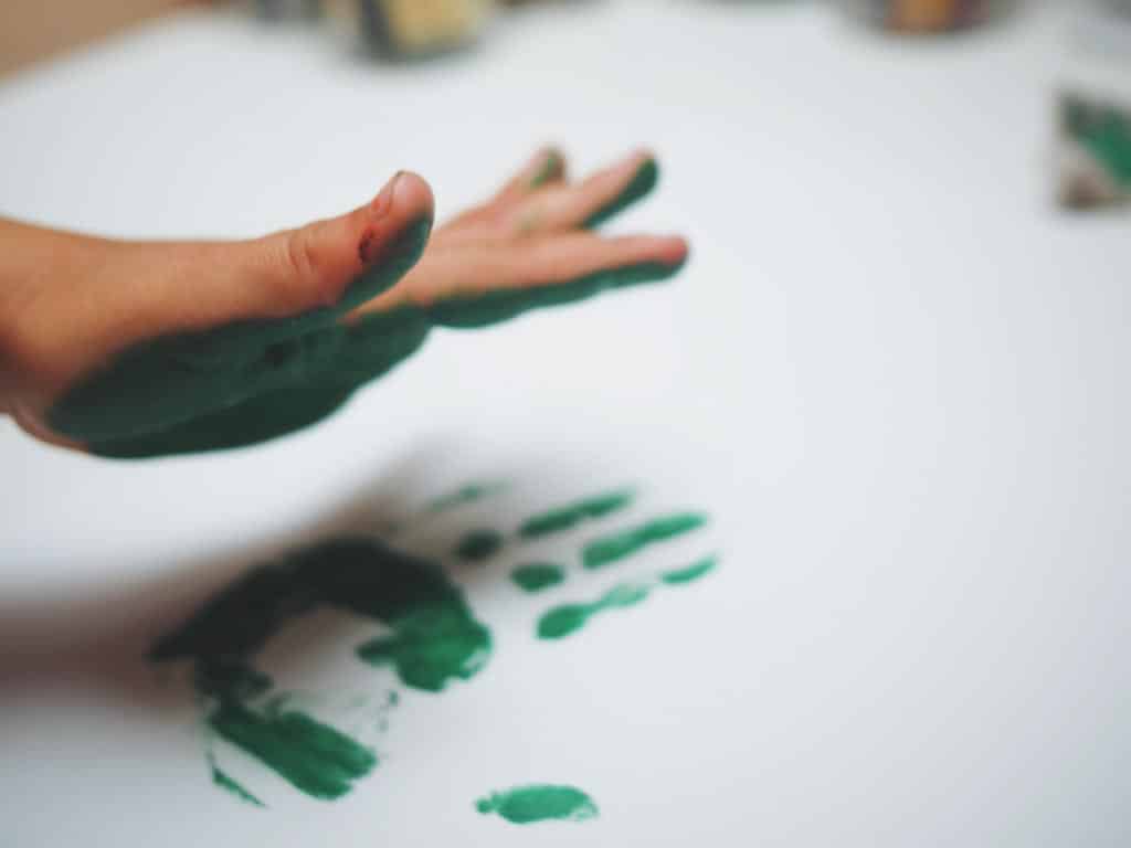 Finger painting cognitive development sale