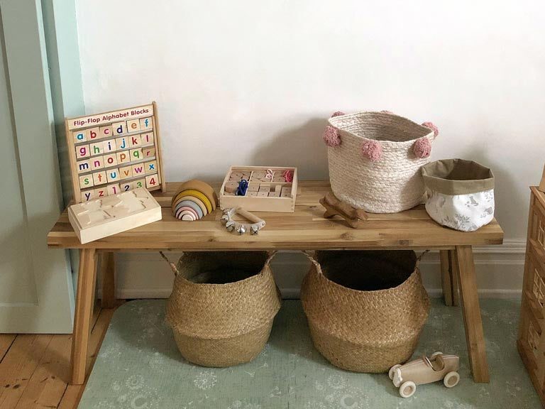 A child room prepared to encourage independent play